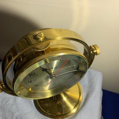 Seth Thomas Brass Mariners Clock working
