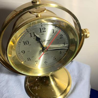 Seth Thomas Brass Mariners Clock working