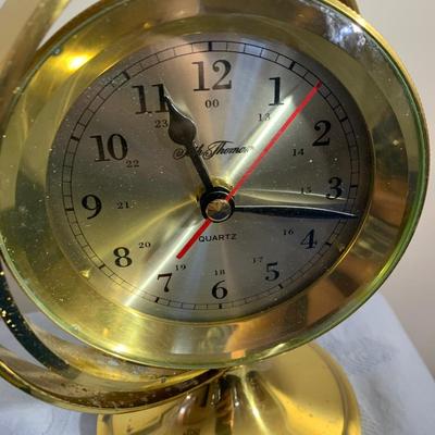 Seth Thomas Brass Mariners Clock working