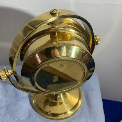 Seth Thomas Brass Mariners Clock working