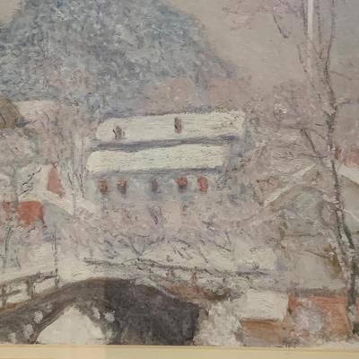 Winter Landscape Framed