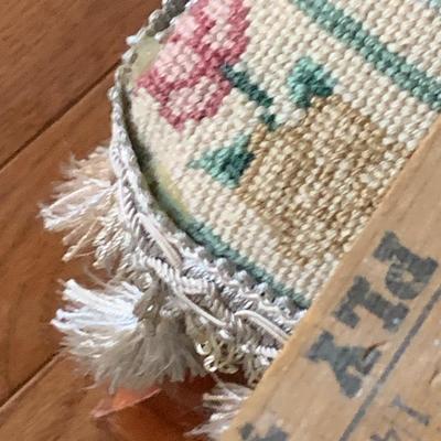 Needlepoint Foot Stool