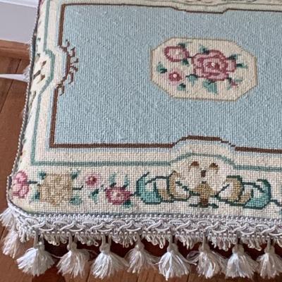 Needlepoint Foot Stool