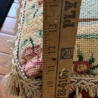 Needlepoint Foot Stool