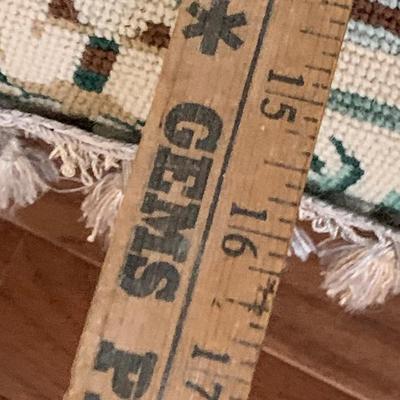 Needlepoint Foot Stool