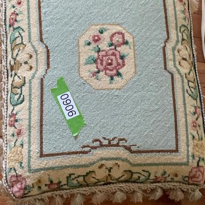 Needlepoint Foot Stool