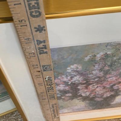 Floral Prints Lot All Framed / Matted