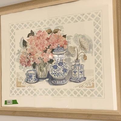 Signed Print Framed