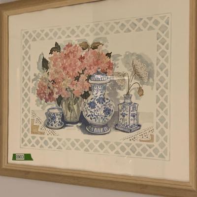 Signed Print Framed