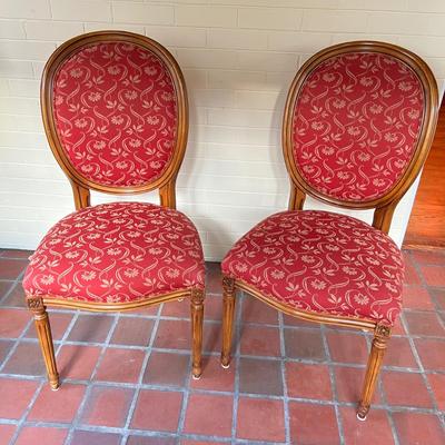 Matching Pair of Louis XVI Dining Chairs (DR-RG)