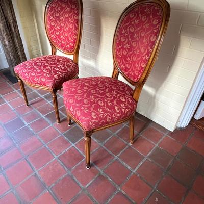 Matching Pair of Louis XVI Dining Chairs (DR-RG)
