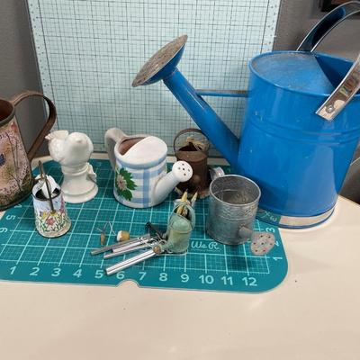 Watering cans for decor