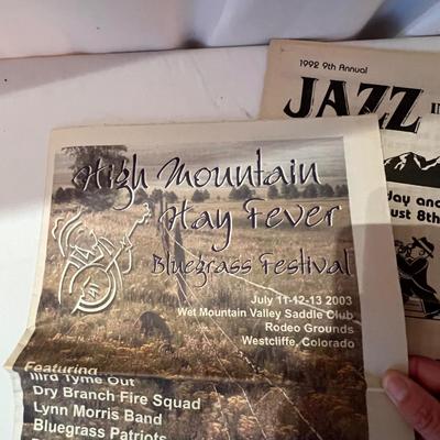 Colorado/Sangres/Westcliffe Festival Posters & More Memorabilia (K-RG)