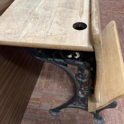 Vintage kids school desk