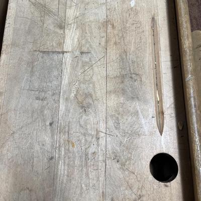 Vintage kids school desk