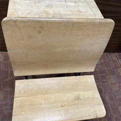 Vintage kids school desk
