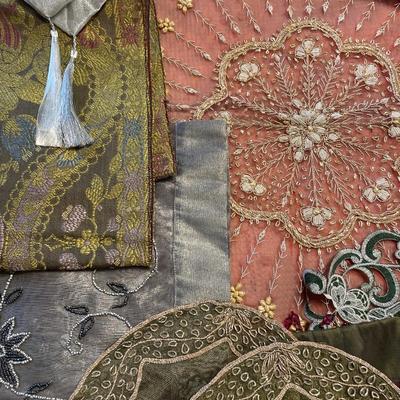 Beaded table runners & scarves