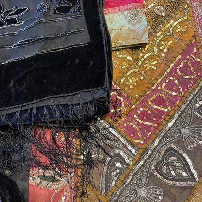 Beaded table runners & scarves