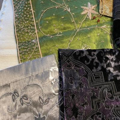 Beaded table runners & scarves