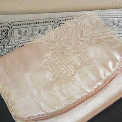 Lace pull shade, handbags, lamp