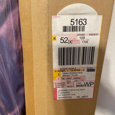 Bamboo shade, Roman shade, rods