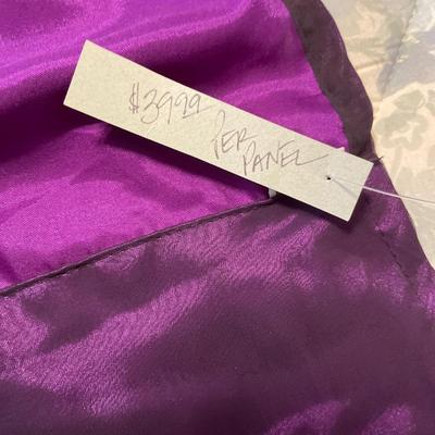 Purple Curtain panel 40x80