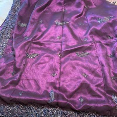 Purple Curtain panel 40x80