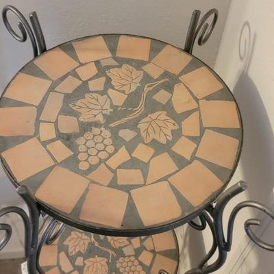 Three tier decorative stand