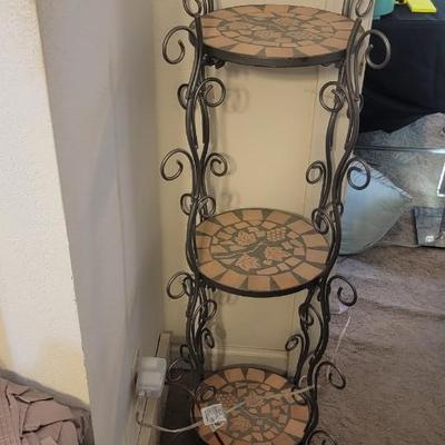 Three tier decorative stand