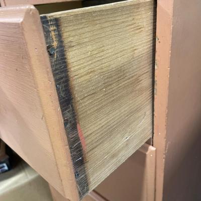Painted wooden small dresser