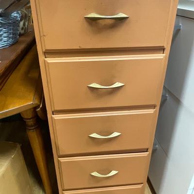 Painted wooden small dresser