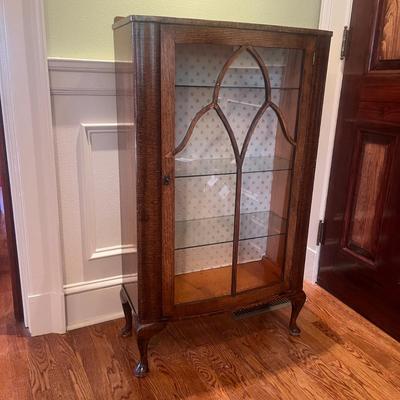 Single Door Footed Display Cabinet (LR-MG)