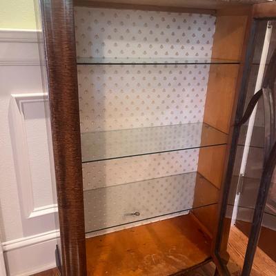 Single Door Footed Display Cabinet (LR-MG)
