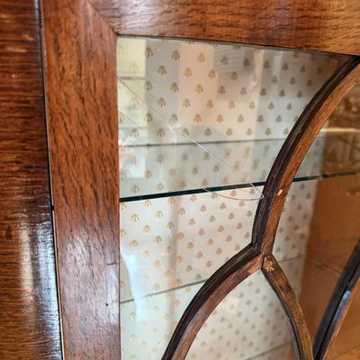 Single Door Footed Display Cabinet (LR-MG)