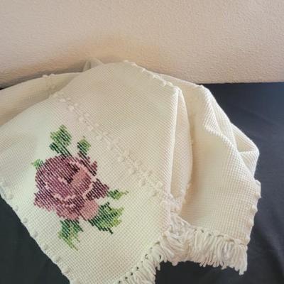 Vintage handmade throw