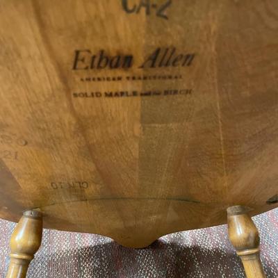 Ethan Allen drop down table and 2 chairs