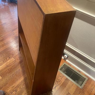 MCM Solid Wood Secretary Desk/Bookshelf (LR-MG)