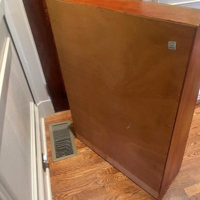 MCM Solid Wood Secretary Desk/Bookshelf (LR-MG)