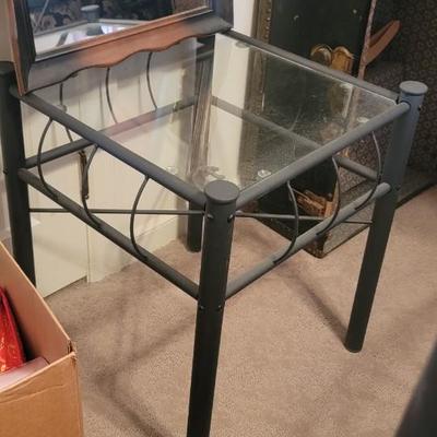 Mirror and side table