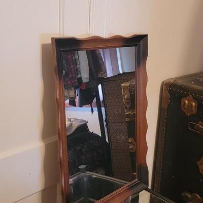 Mirror and side table
