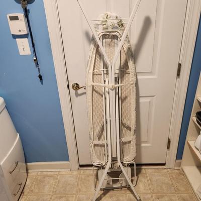Heavy Duty Metal Ironing Board with Iron Tray