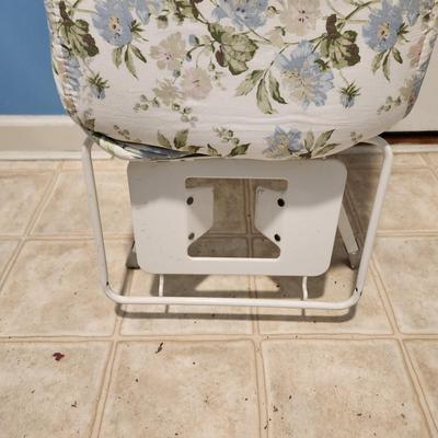 Heavy Duty Metal Ironing Board with Iron Tray