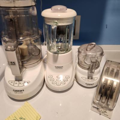 Lot of 3 Cuisinart Processors Prep 11 Plus , Smart power 7 Speed, Mini Prep , & Disc Holder