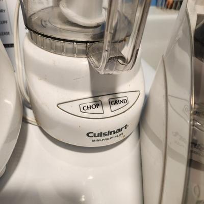 Lot of 3 Cuisinart Processors Prep 11 Plus , Smart power 7 Speed, Mini Prep , & Disc Holder