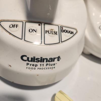 Lot of 3 Cuisinart Processors Prep 11 Plus , Smart power 7 Speed, Mini Prep , & Disc Holder