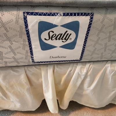Twin Bed with Headboard Sealy Mattress Clean