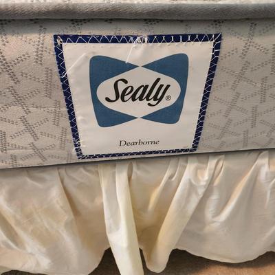 Twin bed with headboard Sealy mattress Clean