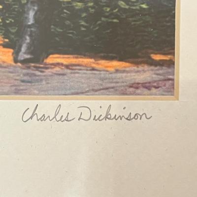 Signed Charles Dickinson Print