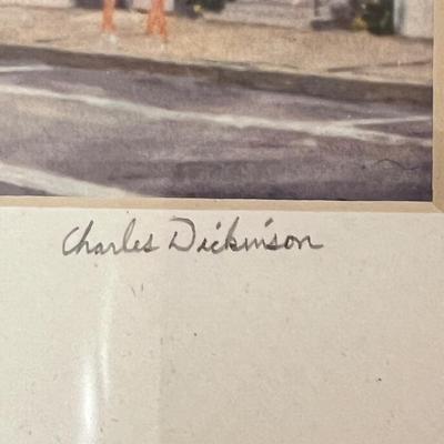 Signed Charles Dickinson Print