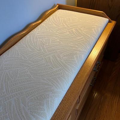 Traditional Upholstered Storage Bench Cedar Lined Hope Chest